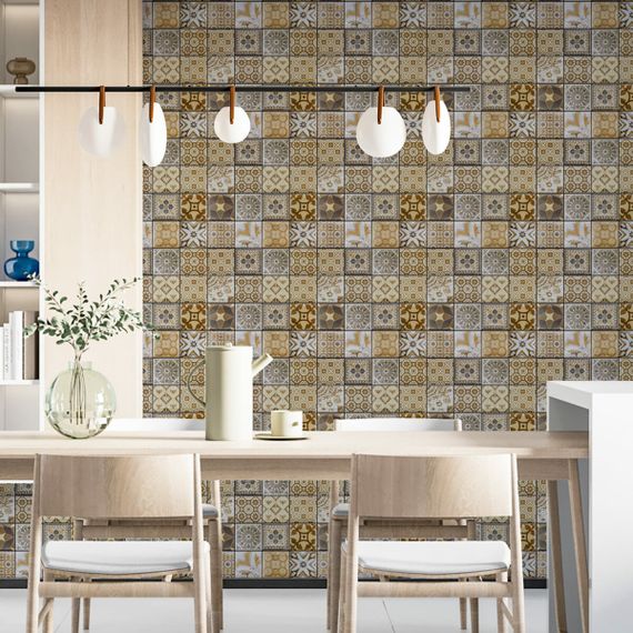 Декоративна ПВХ плитка на самоклейці квадрат 300х300х5мм, ціна за 1 шт. (СПП-604) SW-00000671 | Зображення 4