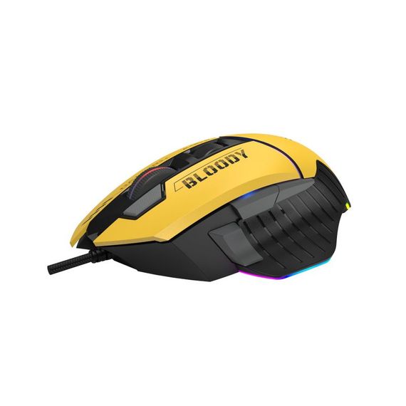 Миша ігрова A4Tech W95 Max Bloody, колір жовтий, активоване ПЗ | Зображення 2