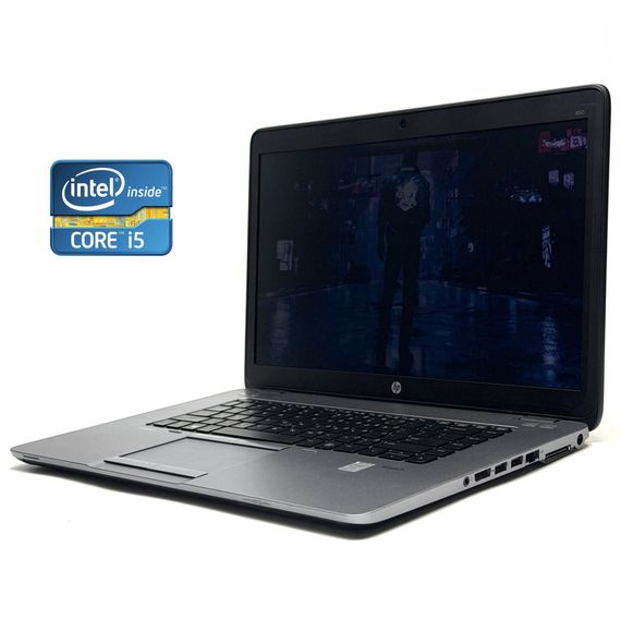 Ноутбук HP EliteBook 850 G1 / 15.6" (1366x768) TN / Intel Core i5-4300U (2 (4) ядра по 1.9 - 2.9 GHz) / 8 GB DDR3 / 512 GB SSD / Intel HD Graphics 4400 / WebCam / Win 10 Pro б/у