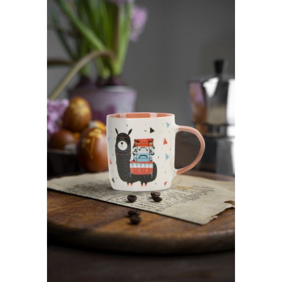 Чашка VT-C-108325 Лама мандрівник 325 мл Vittora | Зображення 2