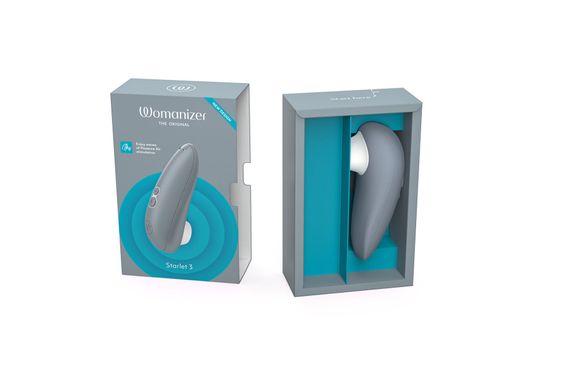 Вакуумний кліторальний стимулятор Womanizer Starlet 3 GREY | Зображення 4