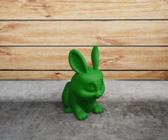 Маленькая крольчиха Зеленая