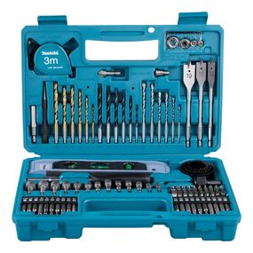 Набор свёрл, бит и насадок (102 предмета) Makita E-10730