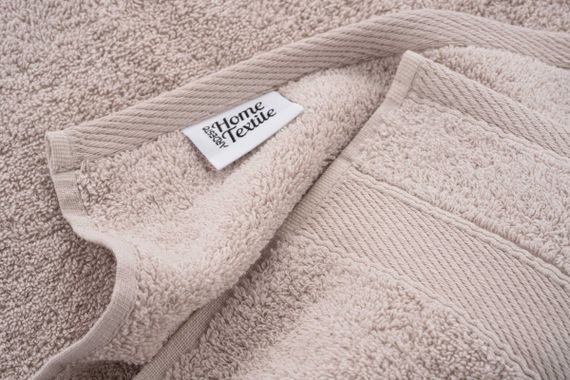 Полотенце махровое Ardesto SuperSoft ART-2230-NS 50х30 см бежевое | Зображення 4