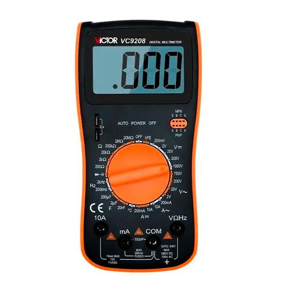 Мультиметр Victor VC9205, вимірювання: V, A, R, С, F | Зображення 1