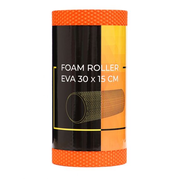 Масажний ролик Cornix EVA+ 30 x 15 см (валик, ролер) XR-0297 Orange | Зображення 4