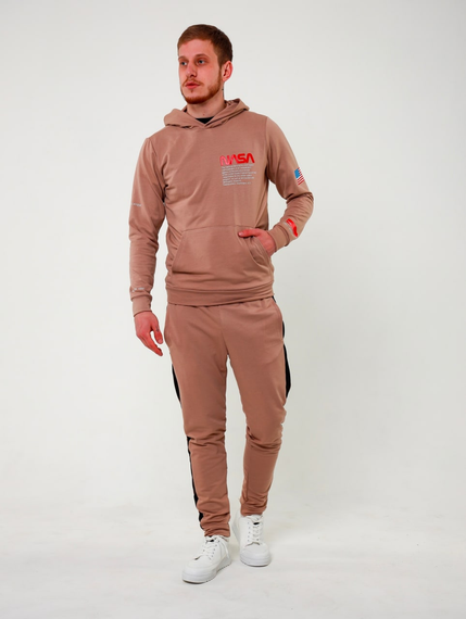 Комплект Худі Наса+ Штани бежевий S L | Зображення 1