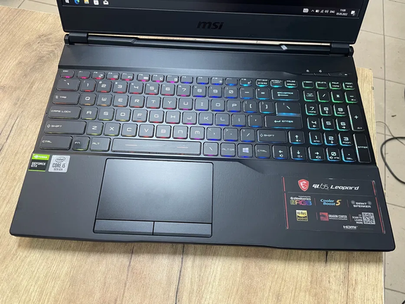 Ноутбук MSI GL65 15.6 FHD IPS core i5 10400H/16gb/128SSD+500HDD/GTX 1650-4gb | Зображення 2