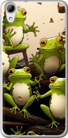 Чехол на HTC Desire 826 dual sim Жабки "5656u-312-17620"