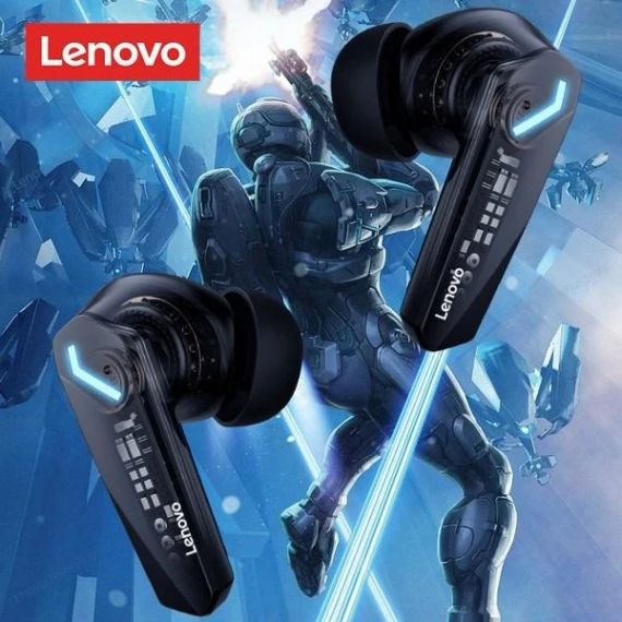 Бездротові навушники Bluetooth Lenovo ThinkPlus GM2 PRO Black | Зображення 2