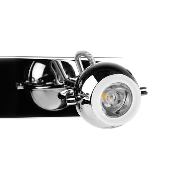 Светильник потолочный спот поворотный LED светодиодный накладной HTL-139/3*3W CHR | Зображення 1