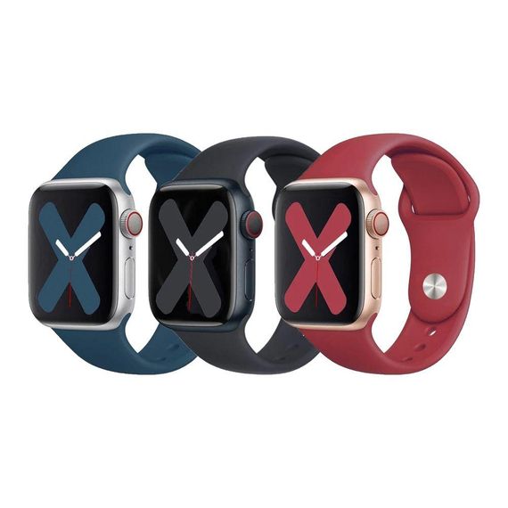 Ремінець для Apple Watch Band Silicone One-Piece Size-S 38/40/41 mm Колір 41.Flash