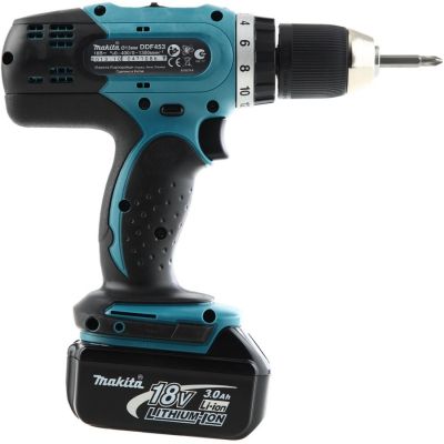 Шуруповерт Makita DDF453RFE 2x3Ah, кейс, ЗУ (DDF453RFE) | Зображення 2