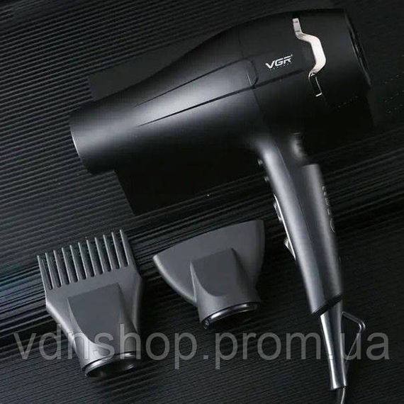 Потужний фен для швидкого сушіння, Зручний надійний фен для волосся, Електрофен з насадками YK-98 | Зображення 6