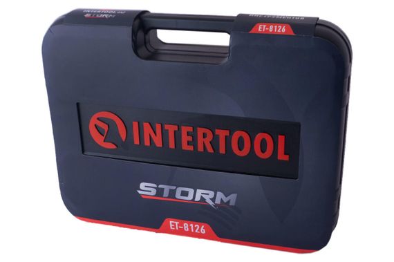 Набор инструмента Intertool - 1/4" x 3/8" x 1/2" 126 ед. Storm (ET-8126) | Зображення 5