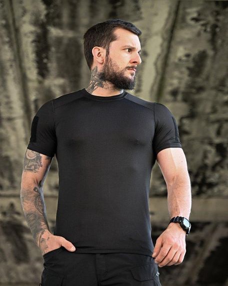 Тактична футболка, що відводить піт, samuray Cooltuch black | Зображення 5