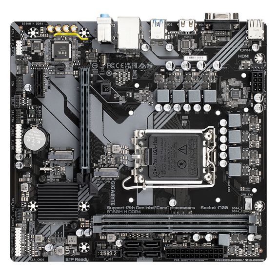 Материнська плата GIGABYTE B760M H DDR4 | Зображення 4