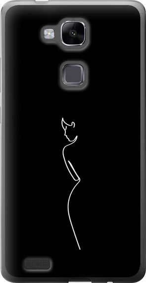 Чехол на Huawei Ascend Mate 7 Силуэт1 "4590u-140-17620"