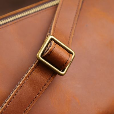 Сумка Vintage Шкіряна чоловіча вінтажна на пояс Коричнева (20371) | Зображення 1
