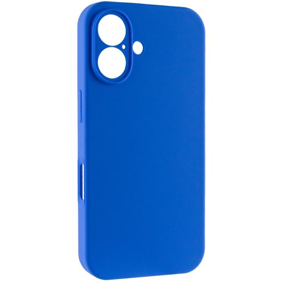 Чохол Silk Full Camera Protective (AA) NO LOGO для Apple iPhone 16 Plus (6.7") Синій / Capri Blue