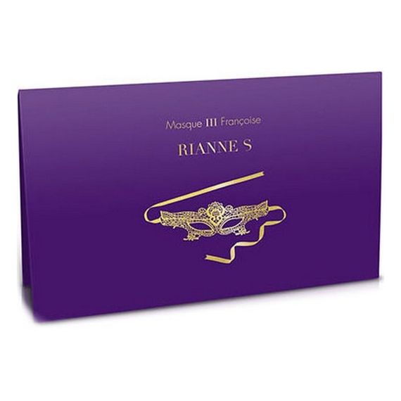 Маска на очі ажурна RianneS SOIREE MASK III FRANCOISE, Черный | Зображення 2