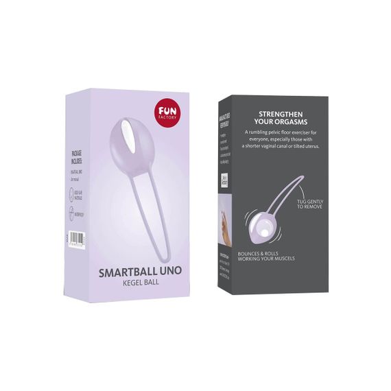 Вагінальна кулька Fun Factory SMARTBALL UNO, бузкова, одинарна, діаметр 3,6 см sexstyle | Зображення 3