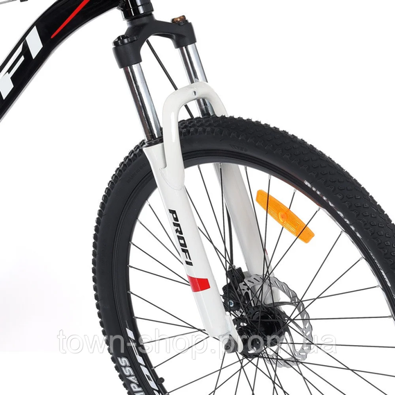 Велосипед "EVEREST" PROF1 G275EVEREST A275.127,5 д.  Алюм.рама 19", SHIMANO 21SP, алюм.DB, CS TZ500, черный | Зображення 2