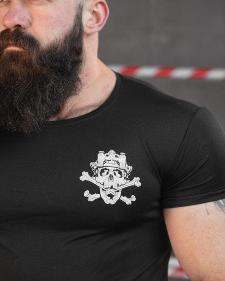 Тактична вологовідвідна футболка SABUR вечеря чорна НП5193 | Зображення 3