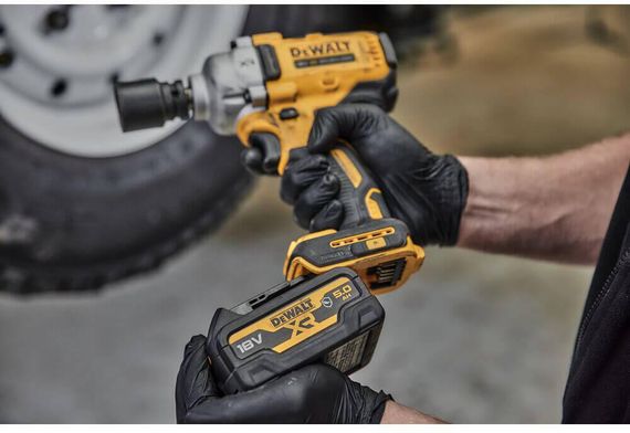 Гайковерт ударный аккумуляторный бесщёточный 1084Нм DeWALT DCF891N | Зображення 8