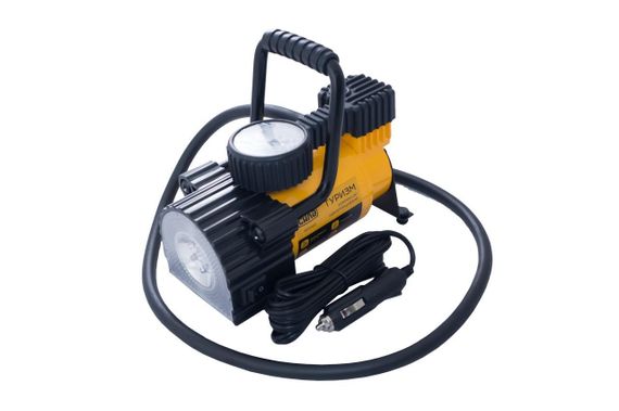 Компрессор автомобильный однопоршневой (35 л/мин 7Атм.) с фонарем СИЛА | Зображення 2