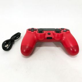 Джойстик DOUBLESHOCK для PS 4, игровой беспроводной геймпад PS4/PC аккумуляторный джойстик. Цвет: красный VA-26