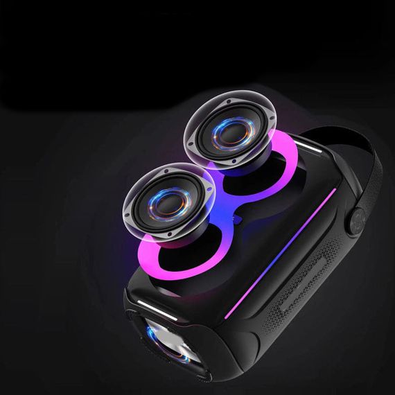 Портативная колонка XPRO Party 200 Mini 20Вт USB, AUX, FM, Bluetooth черная (41088-Party 200 Mini) | Зображення 3