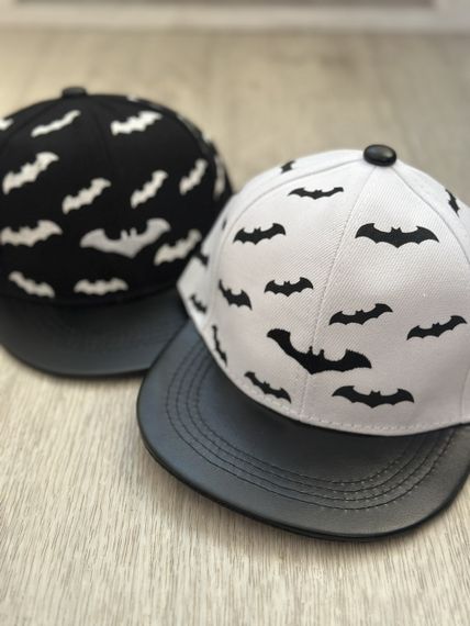 Кепка детская (Snapback) снепбек Чорно-білий Бетмен Batman 50-54р (2238) | Зображення 2