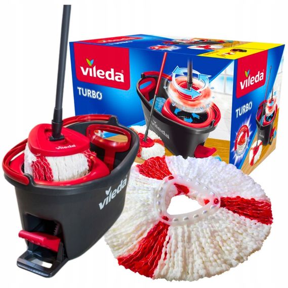 Набор для уборки Vileda Easy Wring & Clean Turbo: швабра + ведро