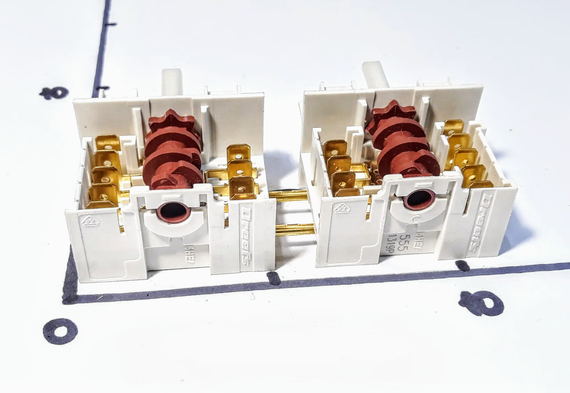 Переключатель спаренный семипозиционный ПМ 555 "Dreefs"( Италия) | Зображення 3