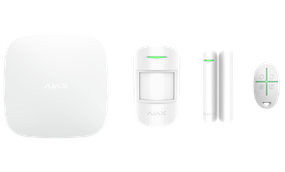 Розширений комплект бездротової сигналізації Ajax StarterKit Plus white ( Hub Plus/MotionProtect/DoorProtect/SpaceControl )