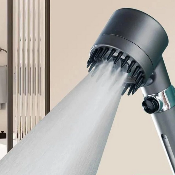 Масажна Турбо лійка обертання 360 ° TURBOCHARGED SHOWER HEAD   знижка