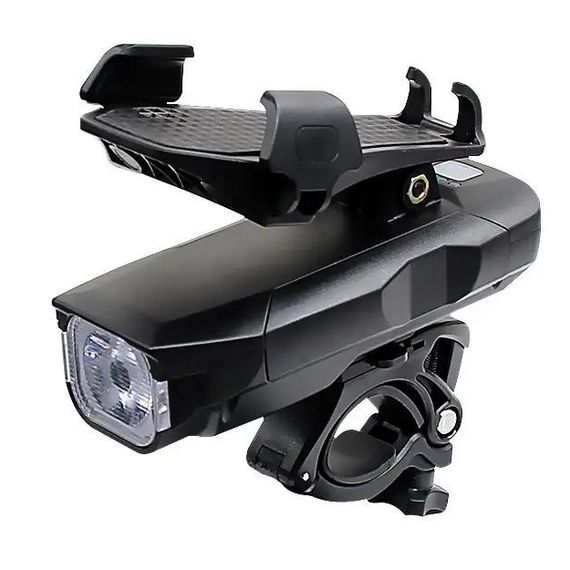 Велоліхтар із сигналом та утримувачем телефону BG-1951/HJ-068 | Зображення 4