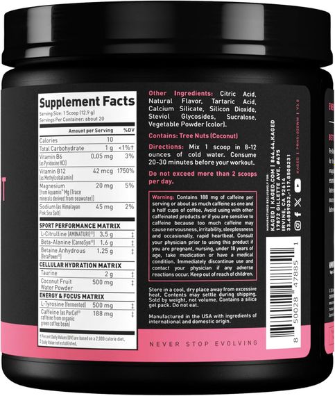 Pre-Workout, Sport 260 g (Watermelon) | Зображення 1