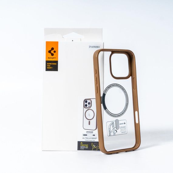 Чохол для смартфона Spigen AAA Magnetic Color for Apple iPhone 16 Brown | Зображення 1