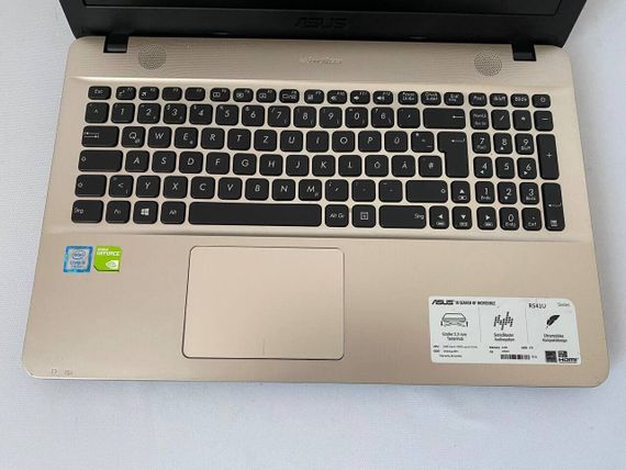Ноутбук Asus R541U / 15.6" (1920x1080) IPS / Intel Core i5-7200U (2 (4) ядра по 2.5 - 3.1 GHz) / 12 GB DDR4 / 256 GB SSD / nVidia GeForce 920M, 2 GB DDR3, 64-bit / WebCam / DVD-ROM б/у | Зображення 3