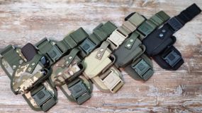 Кобура для ПМ Макарова на бедро ногу з платформою  Піксель Олива Хакі Чорна Койот Мультикам