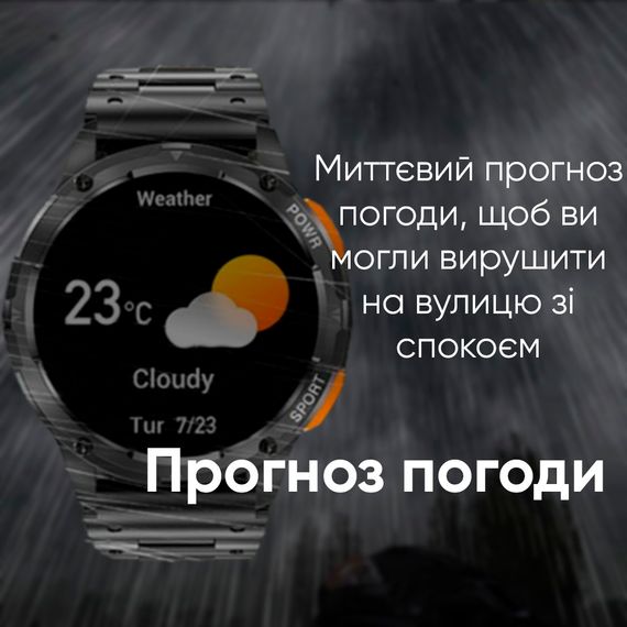 Розумний годинник Modfit Base T2 Silver | Зображення 1