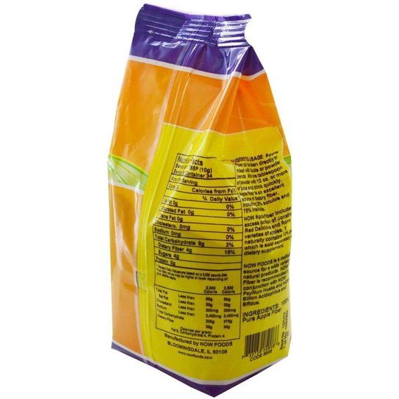Клетчатка NOW Foods APPLE FIBER POWDER 12 OZ 340 g /34 servings/ | Зображення 1