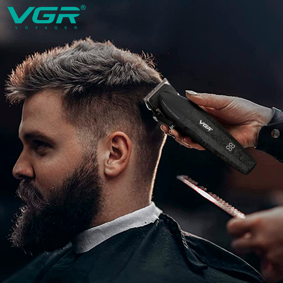 Набор VGR 2 в 1 V-640 аккумуляторная машинка для стрижки и триммер | Зображення 6