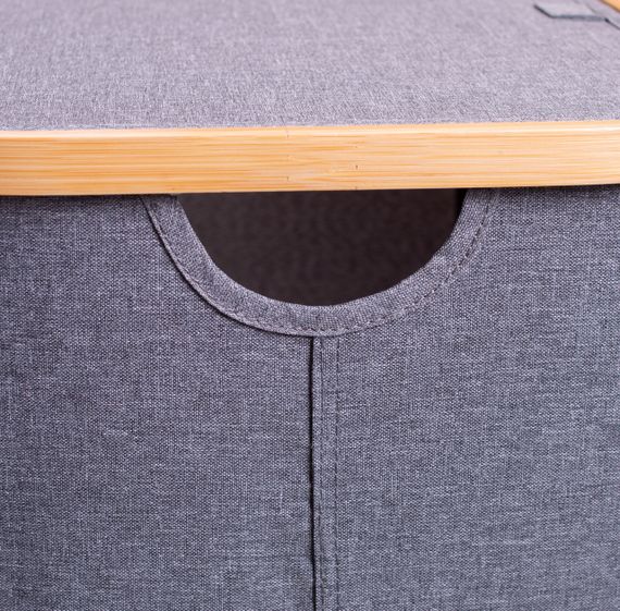 Кошик для білизни з кришкою 40×30×60 (см) м'який 70 (л) HP-41-16 | Зображення 5