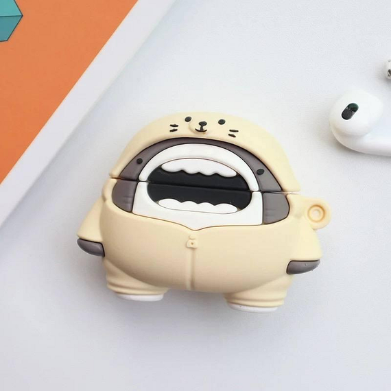 Силиконовый 3D чехол для наушников Apple AirPods Pro 1/2 Shark | Зображення 6