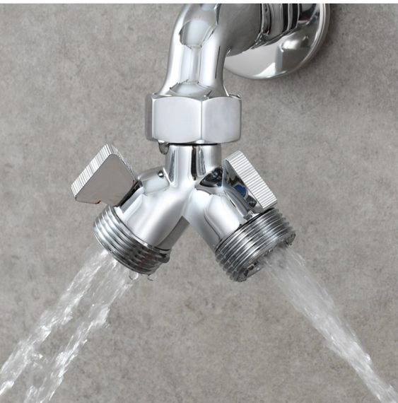 Душовий кронштейн із запірним клапаном G 3/4 Tecmolog Chrome Brass Душовий роздільник 2-ходовий для душового го | Зображення 6