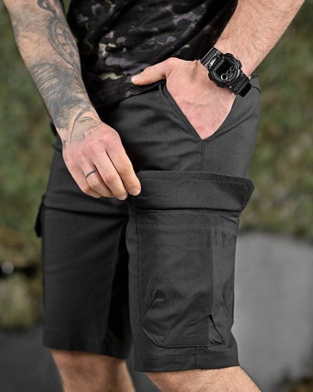 Міські стретч-шорти AHILES сірі ДЛ6359 | Зображення 3