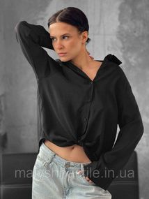Женская рубашка tanja черная ДЛ7312